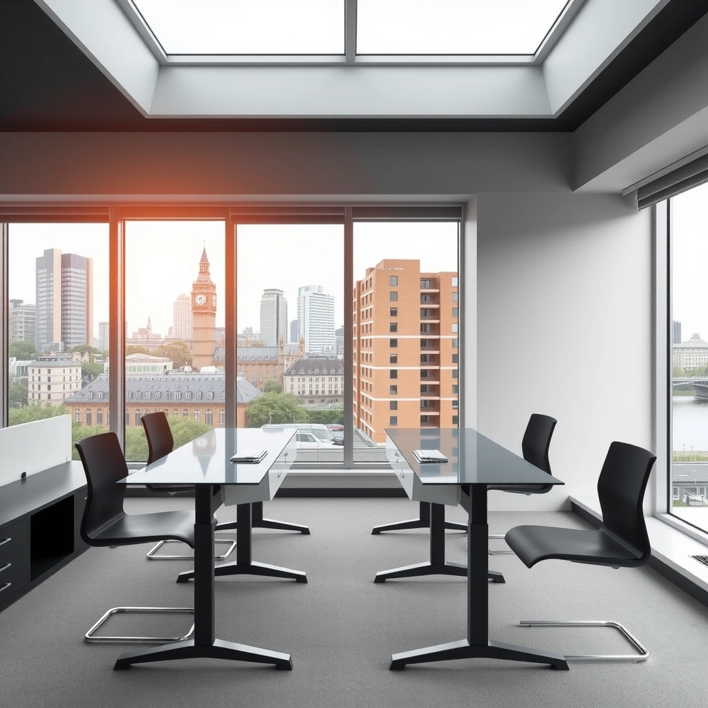 Modern marketing agency office space