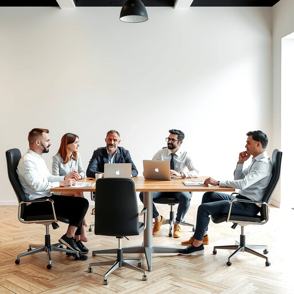 Marketing consultation meeting